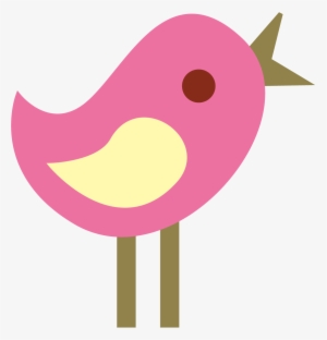 Cute Girly Bird Clipart - Cute Bird Clip Art