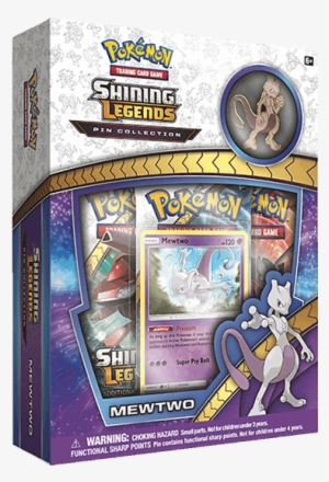 Mewtwo Shining Legends Pin Collection - Pokemon Shining Legends Pin Collection Mewtwo