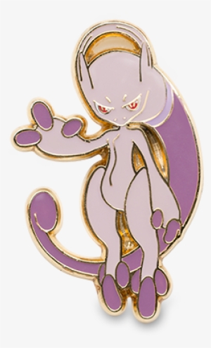 Mega Mewtwo Y Pin With 3 Booster Packs - Mewtwo