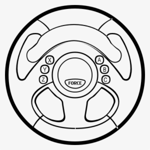 Free Vector Force Feedback Wheel Clip Art