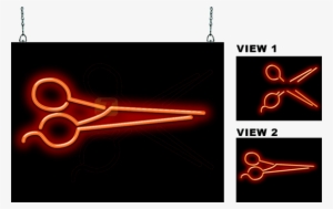Scissors Animated Neon Sign - Animated Neon Sign