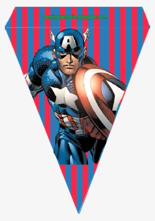 Rótulos Embalagens Festa Capitão America