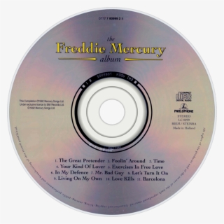 freddie mercury the freddie mercury album cd disc image