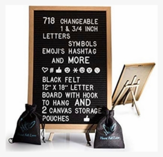 Tall Black Letter Board