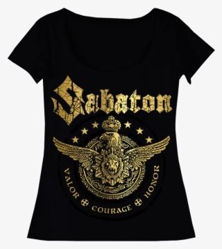 Wings Of Glory Sabaton Black Tshirt Frontside