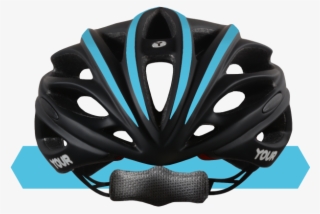 Your Helmets Team Black 01 Front Peacock Blue