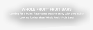 Whole Fruit Bars