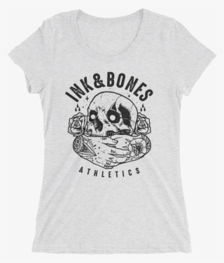 White Fleck Tri-blend Traditional Tee