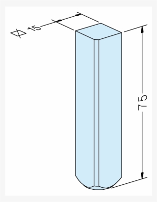 Square 15 Electrode Blank