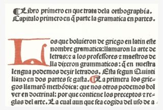 Gramática Castellana Nebrija Incunabula & Ancient Books