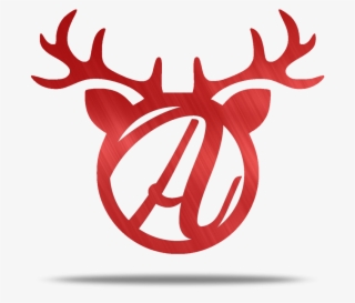 Reindeer Personalizable Metal Wall Art