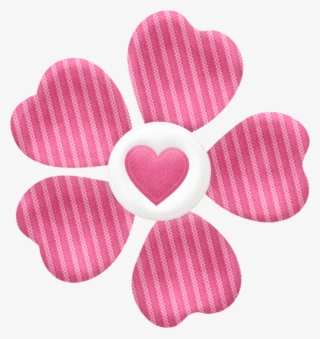 Flower Clipart, Art Clipart, Valentine Hearts, Pink
