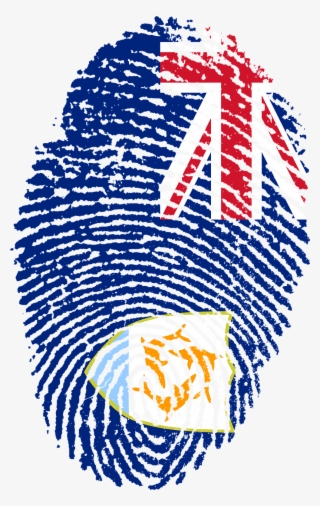 Travel, Anguilla, Flag, Fingerprint, Country