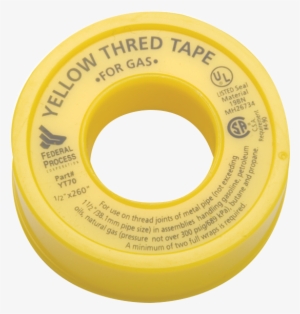 Yellow For Gas - Yellow Zip Ptfe Tape