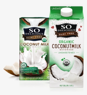 This Delicious Beverage Goes Great On Cereal, In Coffee, - So Delicious Unsweetened Coconut Milk