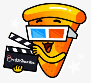 I Loved Pizza And A Movie Night And The Movie Fit The - Pizza Movie Night Clipart