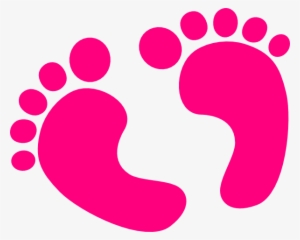 Baby Feet Template - Baby Shower Vector Png