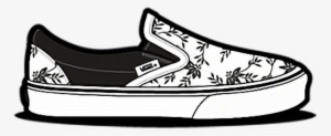 Png Tumblr Shoe Vans Tumblr Freetoedit - Vans Slip On Drawing