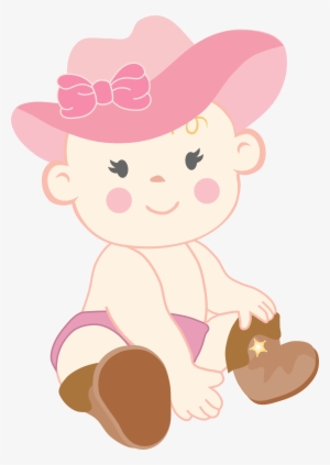 Cowgirl Baby Clipart