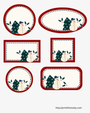 A Set Of Free Printable Labels - Christmas Day