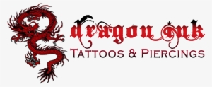 Dragon Ink Tattoos & Piercings Inc - Supperb Temporary Tattoos - Black & White Dragon