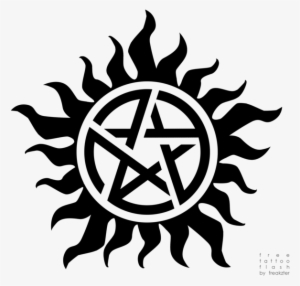 Transparent Tattoos Anti Possession - Supernatural Anti Possession Symbol