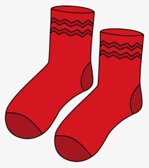 Red Socks Clipart - Sock