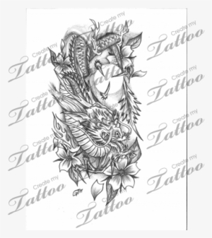 Marketplace Dragon Createmytattoo Com Tattoos Custom - Illustration