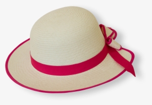 Borges&scott Panamahats Girls Fedora Pinkband - Panama Hat