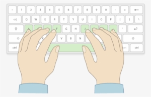 Your Left Fingers Are Placed On The Keys A, S, D And - Typing