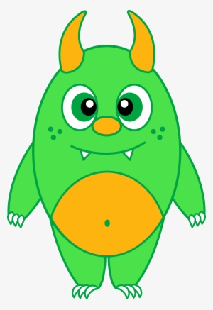 Images For Green Cartoon Monsters - Green Monster Clipart