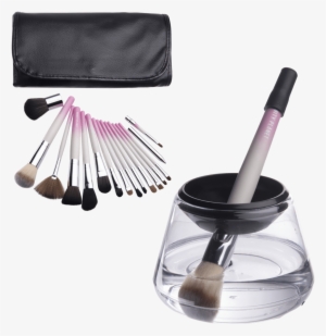 Pronoir Electric Makeup Brush Cleaner With Vanity Planet - Vanity Planet Palette Professional Makeup Brush Collection