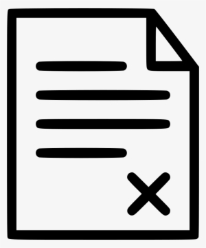 Document Wrong Exam Paper Student School Comments - Results Icon