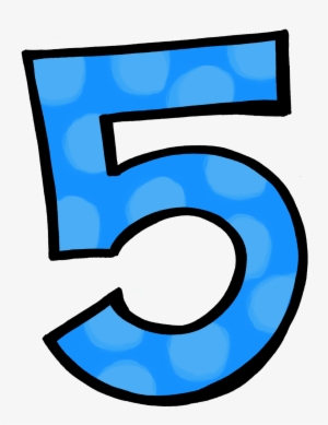 Clip - Number Five Clip Art