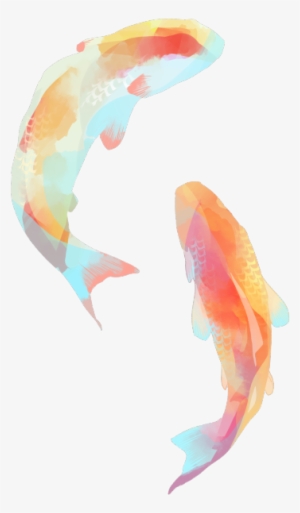 Not So Godofshinobi - Koi Fish Watercolor Png