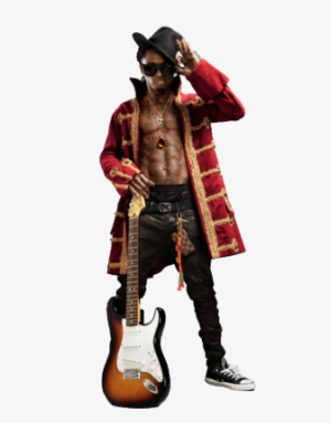 Lil Wayne Logo Png Lil Wayne Vibe - Lil Wayne With A Guitar