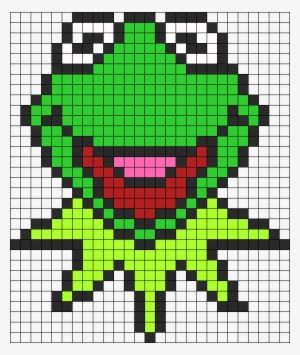 Kermit The Frog Perler Perler Bead Pattern / Bead Sprite - Kermit The Frog Pixelated