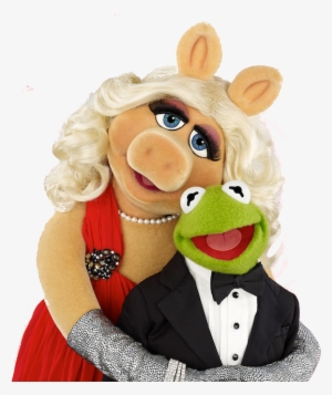 Kermit The Frog And Miss Piggy Kissing - Muppet Valentines