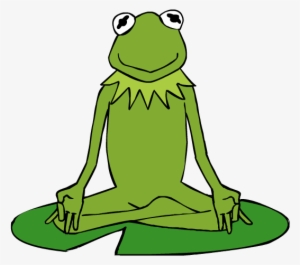 kermit in the lotus position by synthetoceras-d4b7bm0 - kermit the frog