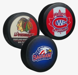 View Custom Printed Hockey Pucks - Hockey
