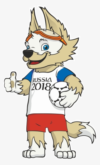 2018 Fifa World Cup Logo & Mascot Zabivaka Logo [fifa - World Cup Mascot 2018