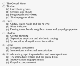 Key Gospel Music Techniques
