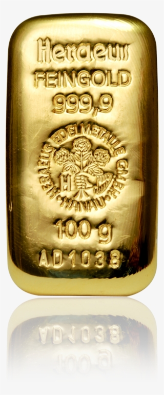 heraeus 100g cast gold bar