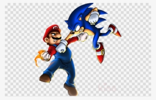 Mario Bros Vs Sonic Png Clipart Mario & Sonic At The