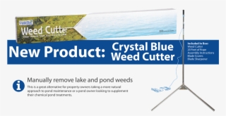 Crystal Blue Weed Cutter