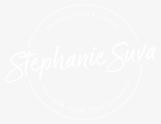 Stephanie Suva Productivity Coach Organizer Logo Round