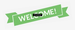 Green Welcome Banner