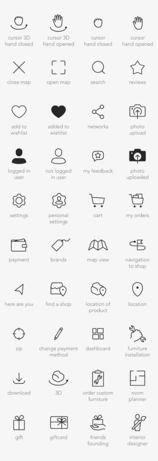 Furniture Icons