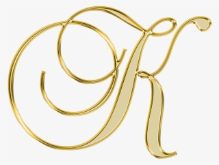 Alfabeto Decorativo Dourado Png