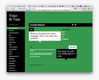 Mailchimp Voice And Tone Website